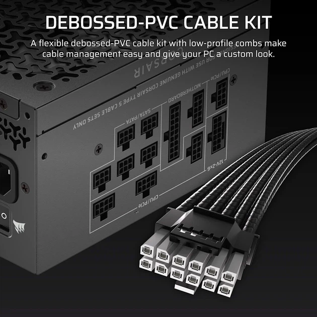 Блок живлення Corsair RM1000x Shift ATX 3.1 1000W (CP-9020300-EU) [176702] - зображення 6
