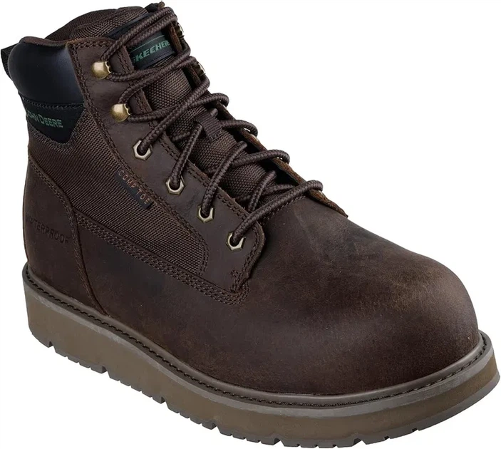 Мужские сапоги Skechers 48р., коричневые, 32 см - изображение 4