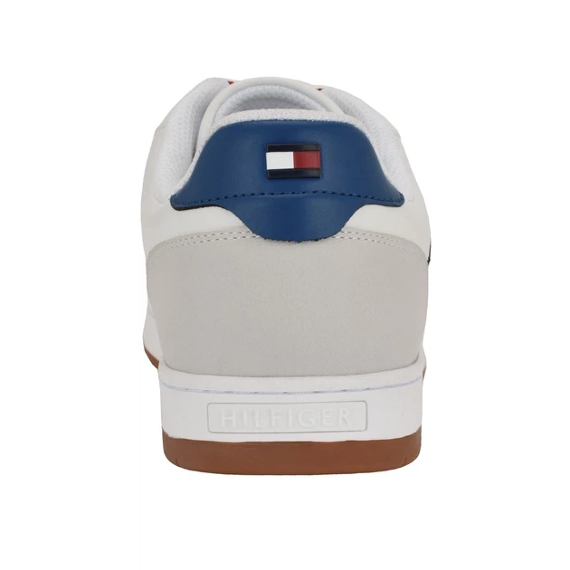 Мужские кеды Tommy Hilfiger, размер 47, белые с синим, 31 см - Фото 3 Мужские кеды Tommy Hilfiger, размер 47, белые с синим, 31 см - изображение 3