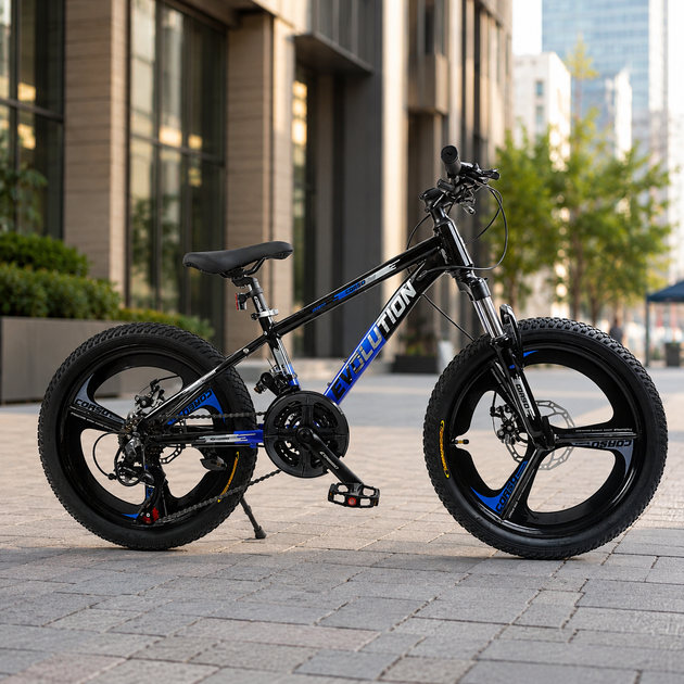 Підлітковий велосипед Corso Evolution EV-20912 20" на литих дисках алюмінієва рама 11 Shimano 21 швидкість - зображення 5