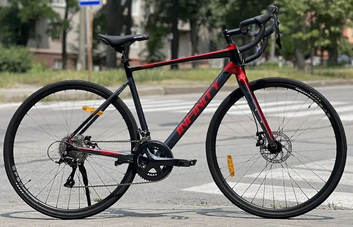 Гравійний велосипед Corso Infinity FN-28590 21" Shimano Sora 2x9 карбонова вилка гревел байк - Фото 1 Гравійний велосипед Corso Infinity FN-28590 21" Shimano Sora 2x9 карбонова вилка гревел байк - изображение 1