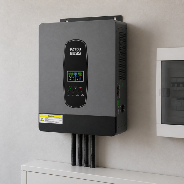 Гібридний інвертор DATOUBOSS 3000W 24V чиста синусоїда MPPT 100A - Фото 1 Гібридний інвертор DATOUBOSS 3000W 24V чиста синусоїда MPPT 100A - зображення 1