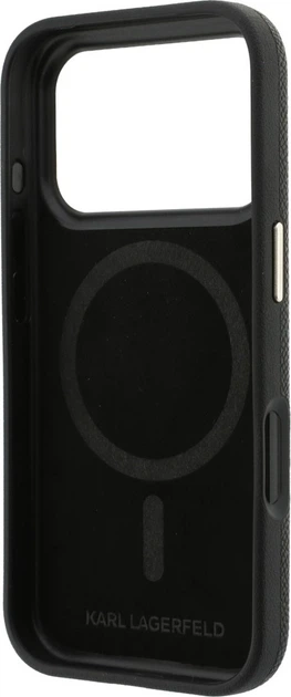 Чохол для смартфона Apple iPhone 18 Pro/17 Pro Karl Lagerfeld Grained with Resin Signature Logo MagSafe Black (KLHMP18L6PWKSRSK) - Фото 7 Чохол для смартфона Apple iPhone 18 Pro/17 Pro Karl Lagerfeld Grained with Resin Signature Logo MagSafe Black (KLHMP18L6PWKSRSK) - зображення 7