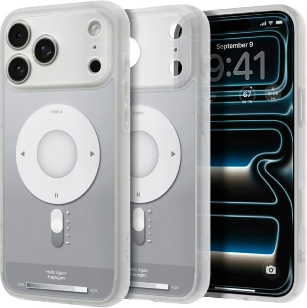 Панель Spigen Ultra Hybrid MagSafe Case для Apple iPhone 18 Pro Max / 17 Pro Max Silver (8800337252569) - Фото 1 Панель Spigen Ultra Hybrid MagSafe Case для Apple iPhone 18 Pro Max / 17 Pro Max Silver (8800337252569) - зображення 1