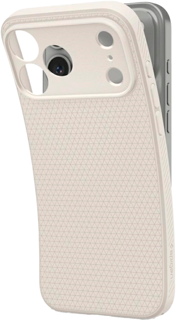 Панель Spigen Liquid Air для Apple iPhone 18 Pro / 17 Pro Titanium (8800337252781) - Фото 4 Панель Spigen Liquid Air для Apple iPhone 18 Pro / 17 Pro Titanium (8800337252781) - зображення 4