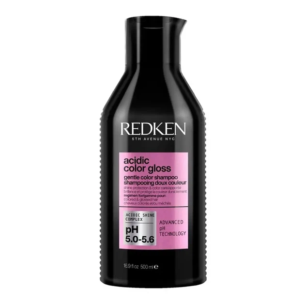 Шампунь для захисту кольору та сяйва фарбованого волосся Redken Acidic Color Gloss 500 мл - Фото 1 Шампунь для захисту кольору та сяйва фарбованого волосся Redken Acidic Color Gloss 500 мл - изображение 1