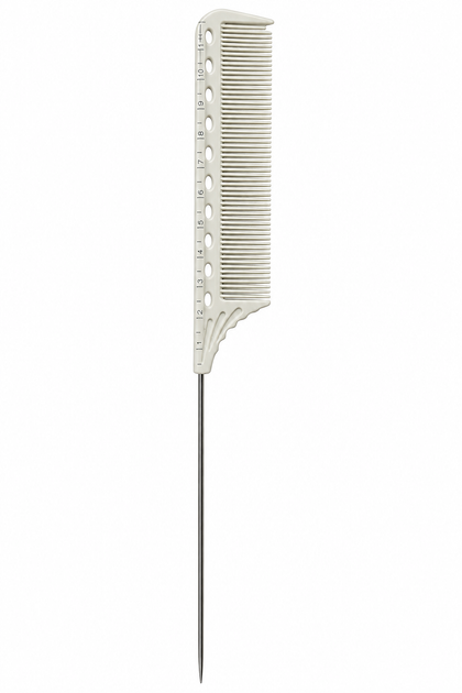 Расческа с разметкой, белая Zauber-manicure 06-038-G02 - Фото 2 Расческа с разметкой, белая Zauber-manicure 06-038-G02 - изображение 2