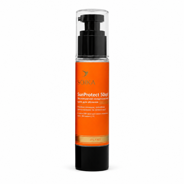 Солнцезащитный крем для лица SOIKA SunProtect SPF 50 50 мл - Фото 1 Солнцезащитный крем для лица SOIKA SunProtect SPF 50 50 мл - изображение 1