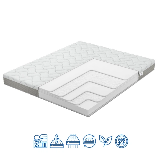 Ортопедичний безпружинний матрац Family Sleep Range 80×200 см (НФ-00000331) - изображение 2