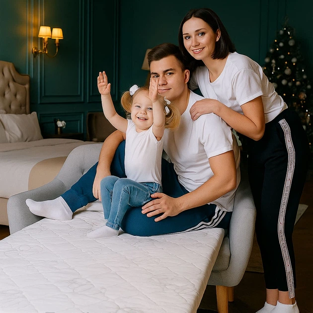 Ортопедичний матрац-топпер Family Sleep Глорі для дивана чи ліжка 75×180 см (НФ-00000150) - Фото 6 Ортопедичний матрац-топпер Family Sleep Глорі для дивана чи ліжка 75×180 см (НФ-00000150) - зображення 6