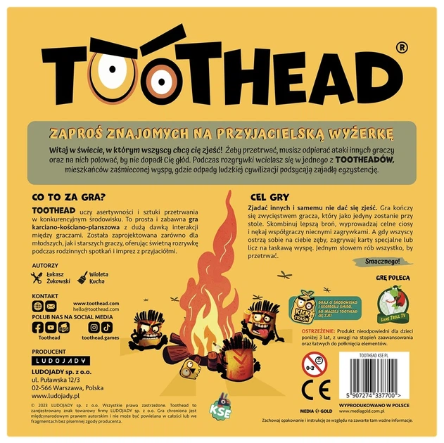 Настільна гра Ludojady Toothead (колекційне видання) (5907274337700) - зображення 7