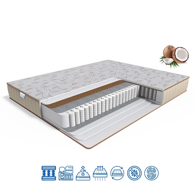 Ортопедичний пружинний матрац Family Sleep Platinum Gold 180×200 см (НФ-00001952) - изображение 2