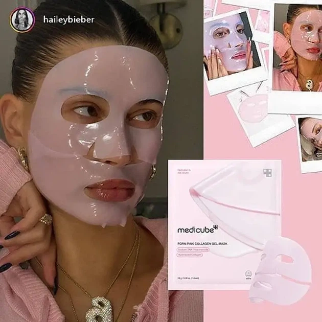 Гидрогелевая маска с PDRN и коллагеном Medicube PDRN Pink Collagen Gel Mask 28 g - Фото 2 Гидрогелевая маска с PDRN и коллагеном Medicube PDRN Pink Collagen Gel Mask 28 g - изображение 2