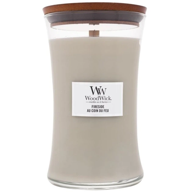 Ароматическая свеча WoodWick Fireside, 85 г - Фото 1 Ароматическая свеча WoodWick Fireside, 85 г - изображение 1