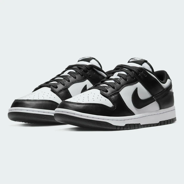 Кросівки чоловічі Dunk Low Retro Black/White 44 DD1391-100 - изображение 4