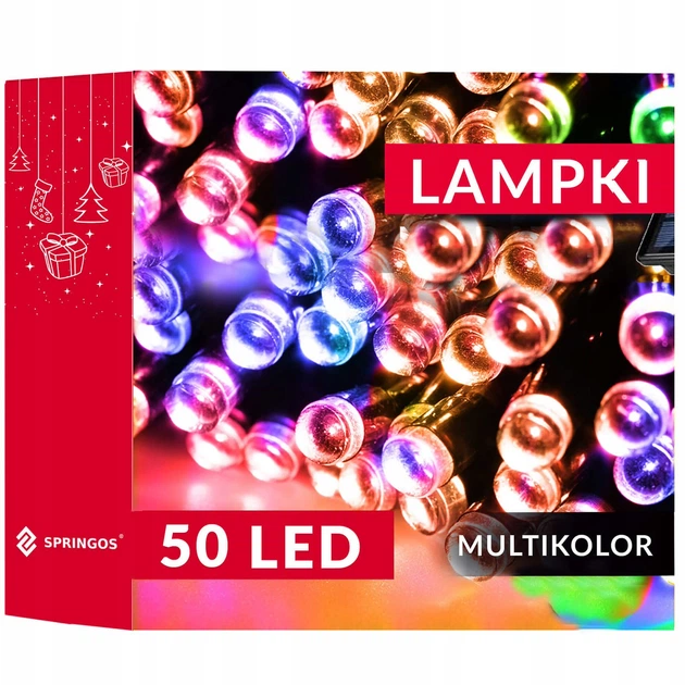 Гирлянда на батарейках Springos 5 м 50 LED 8 режимов CL4107 Mix - Фото 9 Гирлянда на батарейках Springos 5 м 50 LED 8 режимов CL4107 Mix - изображение 9