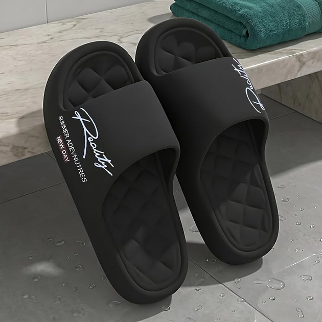 Мягкие анатомические шлепанцы EVA с толстой подошвой 4.5 см Eur. 39-40 - Фото 5 Мягкие анатомические шлепанцы EVA с толстой подошвой 4.5 см Eur. 39-40 - изображение 5