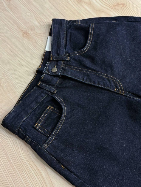 Джинсы женские It’s Basic 3096-7W6-50 Palazzo широкие трубы невареные 42 темно-синие - изображение 7
