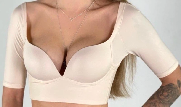 Бюстгальтер-топ push-up 6626 Lora Iris телесный 80B - изображение 3