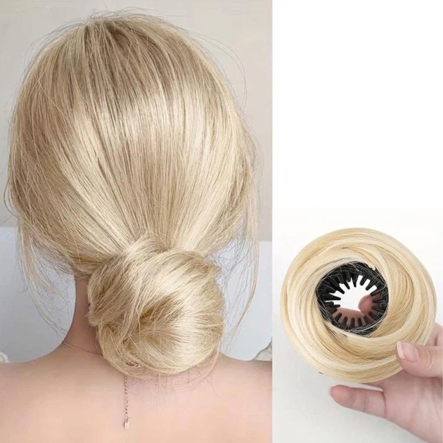 Накладной пучок на заколке для волос NuareHairpin, блонд - изображение 2