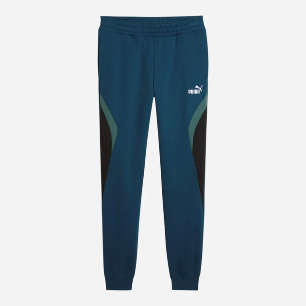 Спортивные штаны мужские Puma Ess Block Sweatpants 694346-36 XL Синий/Зеленый/Черный (4070033466896) - изображение 4