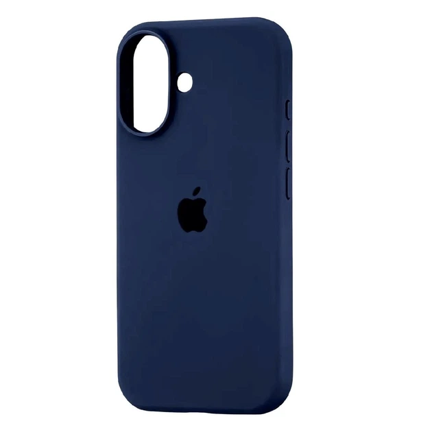 Чехол WAVE Full Silicone Case с защитой 360 по корпусу и внутренней микрофиброй для iPhone 17 Dark Blue - Фото 1 Чехол WAVE Full Silicone Case с защитой 360 по корпусу и внутренней микрофиброй для iPhone 17 Dark Blue - изображение 1