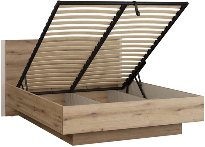 Кровать с подъемным механизмом Frisco Collet 1753х2058х987 мм Дуб/Песочный (24516-CET1161) - Фото 2 Кровать с подъемным механизмом Frisco Collet 1753х2058х987 мм Дуб/Песочный (24516-CET1161) - изображение 2
