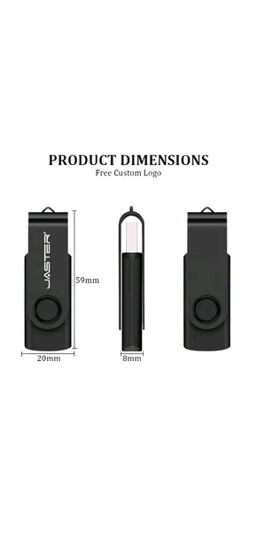 Флешка JASTER USB на 4 ГБ з роз’ємом USB - Фото 4 Флешка JASTER USB на 4 ГБ з роз’ємом USB - зображення 4