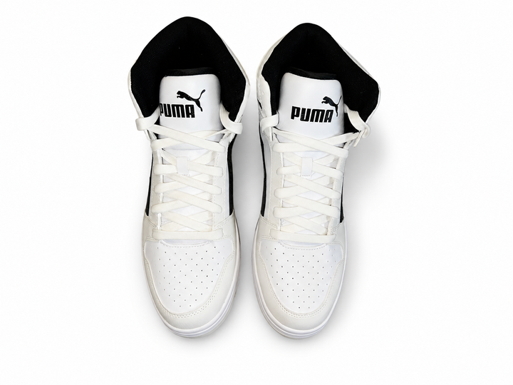 Кросівки чоловічі високі Rebound High Top білі з чорним 44.5 (4065449384704) (29 см) - Фото 6 Кросівки чоловічі високі Rebound High Top білі з чорним 44.5 (4065449384704) (29 см) - зображення 6