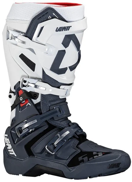 Мотоботы Leatt 5.5 FlexLock Enduro белые размер 9 - изображение 2