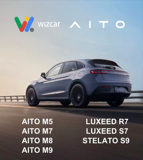 Адаптер WIZCAR E02 для AITO M5/M7/M8/M9 – AppleCarPlay & AndroidAuto, GoogleMaps, Spotify - изображение 6