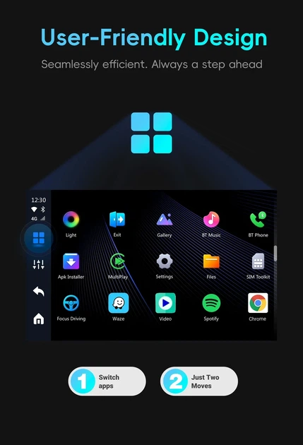 Приставка CarPlay AI Box Picasou 3 Ottocast, 8/128 ГБ - изображение 4