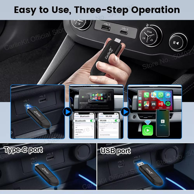 Адаптер Carplay Mini v5.0 CarlinKit - изображение 3