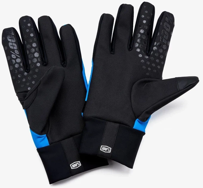 Перчатки зимние Ride 100% Brisker Hydromatic синие, размер S (8) - изображение 2