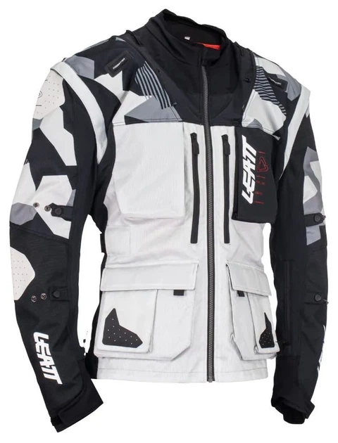 Куртка мотоциклетная Leatt Moto 5.5 Enduro серая, размер XXL - изображение 3