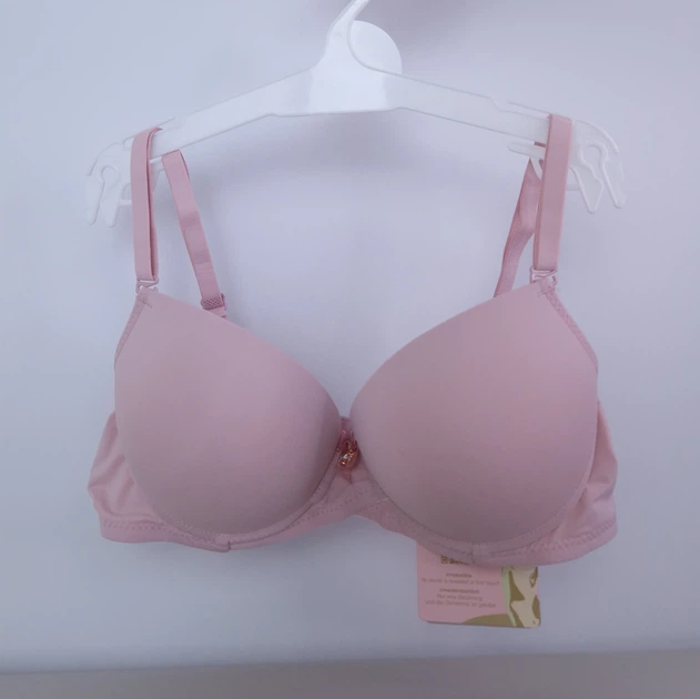 Гладкий бюстгалтер з push-up Velencosa 80B Рожевий - Фото 1 Гладкий бюстгалтер з push-up Velencosa 80B Рожевий - зображення 1