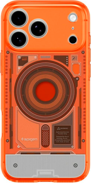 Etui Spigen C1 Ultra Hybrid Mag MagSafe do Apple iPhone 18 Pro / 17 Pro Orange (8800337251159) - Zdjęcie 2 Etui Spigen C1 Ultra Hybrid Mag MagSafe do Apple iPhone 18 Pro / 17 Pro Orange (8800337251159) - obraz 2