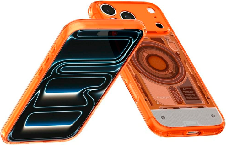 Etui Spigen C1 Ultra Hybrid Mag MagSafe do Apple iPhone 18 Pro / 17 Pro Orange (8800337251159) - Zdjęcie 5 Etui Spigen C1 Ultra Hybrid Mag MagSafe do Apple iPhone 18 Pro / 17 Pro Orange (8800337251159) - obraz 5