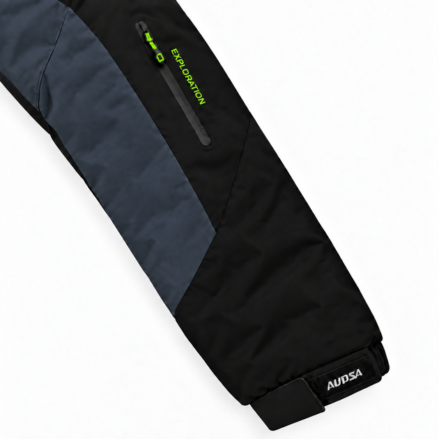 Термокуртка зимова Audsa чоловіча мембранна Omni-Heat,XXXL, Графіт - Фото 7 Термокуртка зимова Audsa чоловіча мембранна Omni-Heat,XXXL, Графіт - зображення 7
