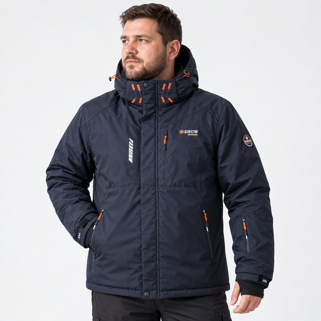 Куртка зимова Snow чоловіча мембранна Omni-Heat,XXXL, Синій - Фото 6 Куртка зимова Snow чоловіча мембранна Omni-Heat,XXXL, Синій - зображення 6