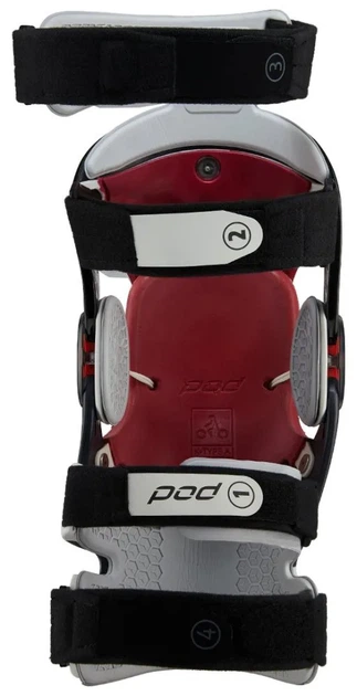 Ортез колінний POD K8 3.0 Forged Carbon White Small білий карбон CE Level 2 мотокрос - зображення 9