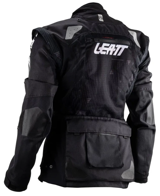 Куртка мотоциклетная Leatt Moto 4.5 X-Flow черная, размер 3XL - Фото 4 Куртка мотоциклетная Leatt Moto 4.5 X-Flow черная, размер 3XL - изображение 4