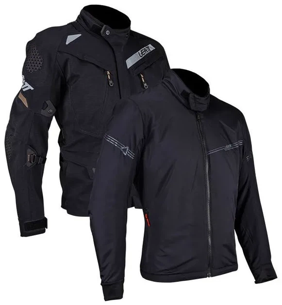 Куртка мотоциклетная Leatt 7.5 DriTour Adventure Stealth 3XL черная HydraDri 35000 CE AA - Фото 5 Куртка мотоциклетная Leatt 7.5 DriTour Adventure Stealth 3XL черная HydraDri 35000 CE AA - изображение 5