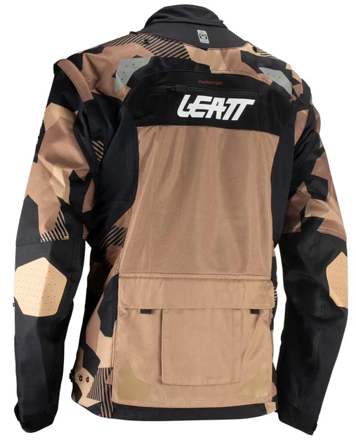 Куртка мотоциклетная Leatt Moto 4.5 X-Flow бежевая, размер XXL - изображение 2