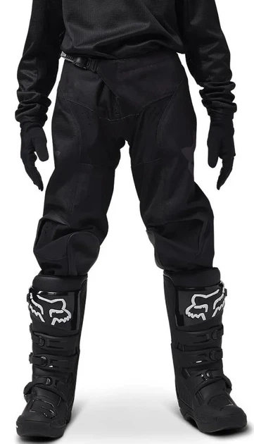 Штаны мотокроссовые детские Fox 180 Youth Pant Blackout черные, размер Y 26 - Фото 3 Штаны мотокроссовые детские Fox 180 Youth Pant Blackout черные, размер Y 26 - изображение 3