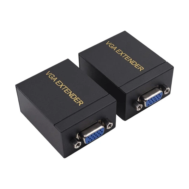 Подовжувач відеосигналу VGA 60m NVC RJ45 to VGA Cat5e Cat6 - Фото 1 Подовжувач відеосигналу VGA 60m NVC RJ45 to VGA Cat5e Cat6 - изображение 1