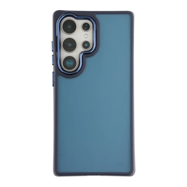 Чохол TPU+PC Space II Color Matte для Samsung Galaxy S25 Ultra 5G (S938) Dark Blue - Фото 1 Чохол TPU+PC Space II Color Matte для Samsung Galaxy S25 Ultra 5G (S938) Dark Blue - изображение 1
