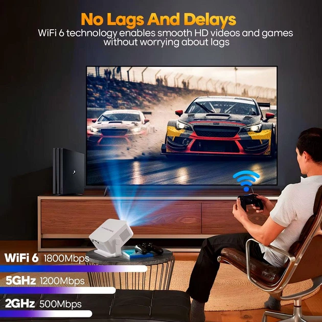 Проектор Magcubic HY300MAX автофокус, Android 14, 4K, Wi-Fi, Bluetooth, пульт Д/У, для дому та офісу, IPTV, фільмів, Megogo, SweetTV, YouTV + промокоди на ТБ (Magcubic HY 300 Max 400 ANSI Aliwinner H726) - зображення 15