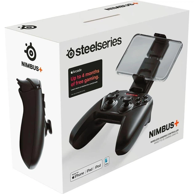 Геймпад SteelSeries Nimbus+ для Apple Black (69089) - Фото 8 Геймпад SteelSeries Nimbus+ для Apple Black (69089) - зображення 8