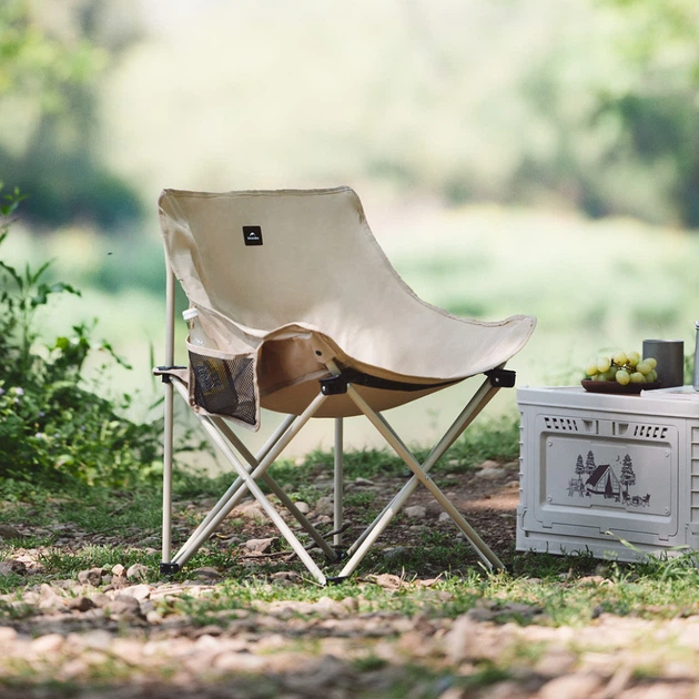 Стілець складаний Naturehike Stellaluna T01 CNH23JU13002, L, бежевий - зображення 3